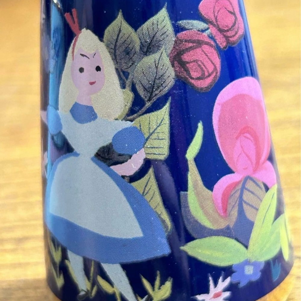 Disney Mary Blair Alice in Wonderland 70th Anniversary Salt and Pepper Shakers - Picture 5 of 7